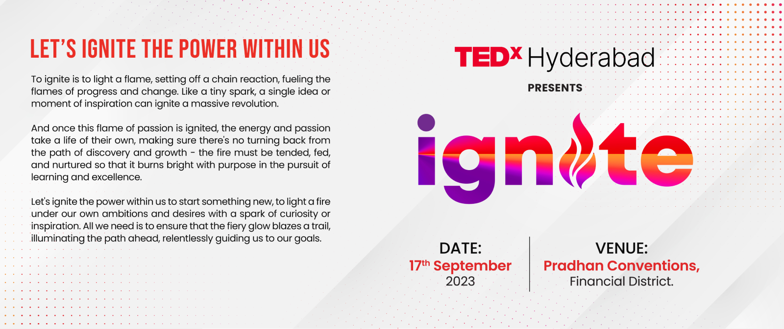 TEDxHyderabad 2023 – Ignite